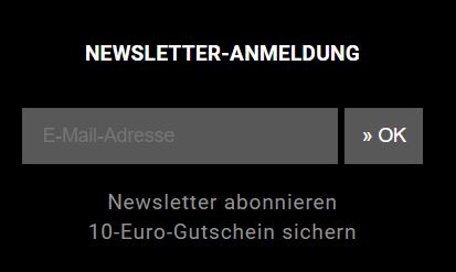 Newsletter abonnieren & 10 Euro OLYMP Gutschein sichern: